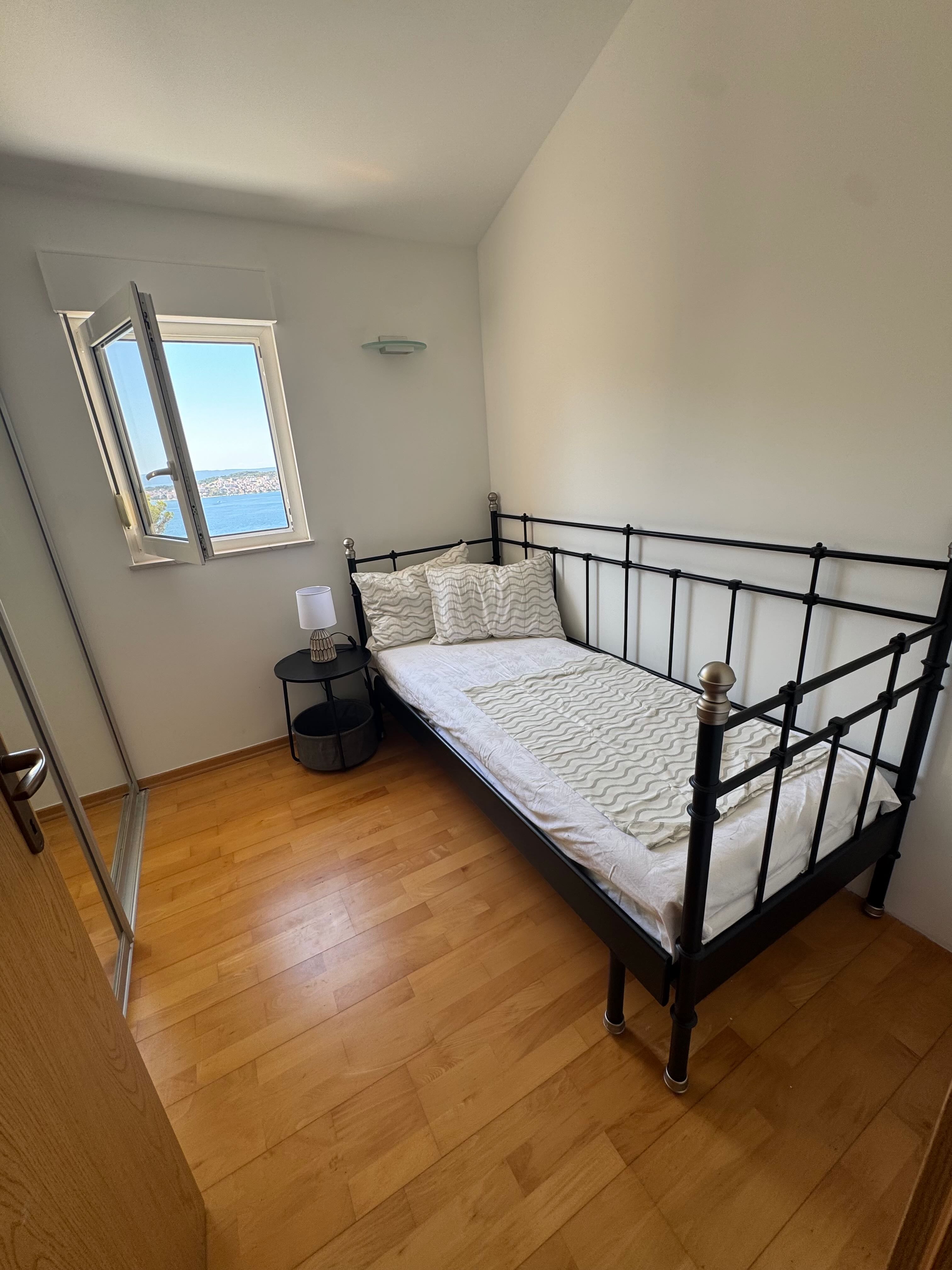 Second bedroom with two beds